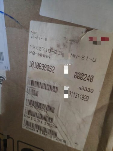 1 PCS NEW  MSK071D-0300-NN-S1-UP0-NNNN  #OYF033