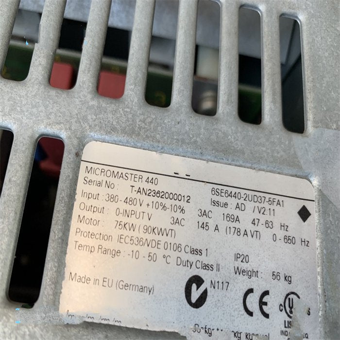 1PC for used  6SE6440-2UD37-5FA1  #OYF033