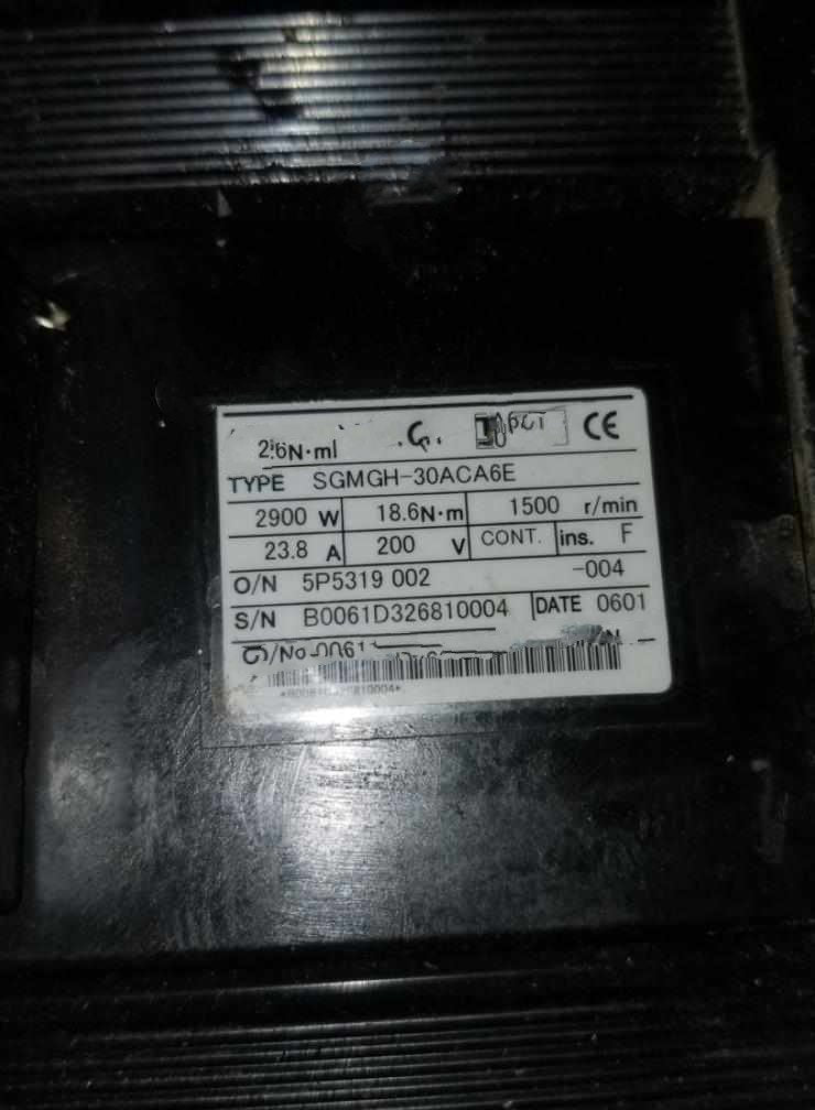 1PC for used  SGMGH-30ACA6E   #OYF033