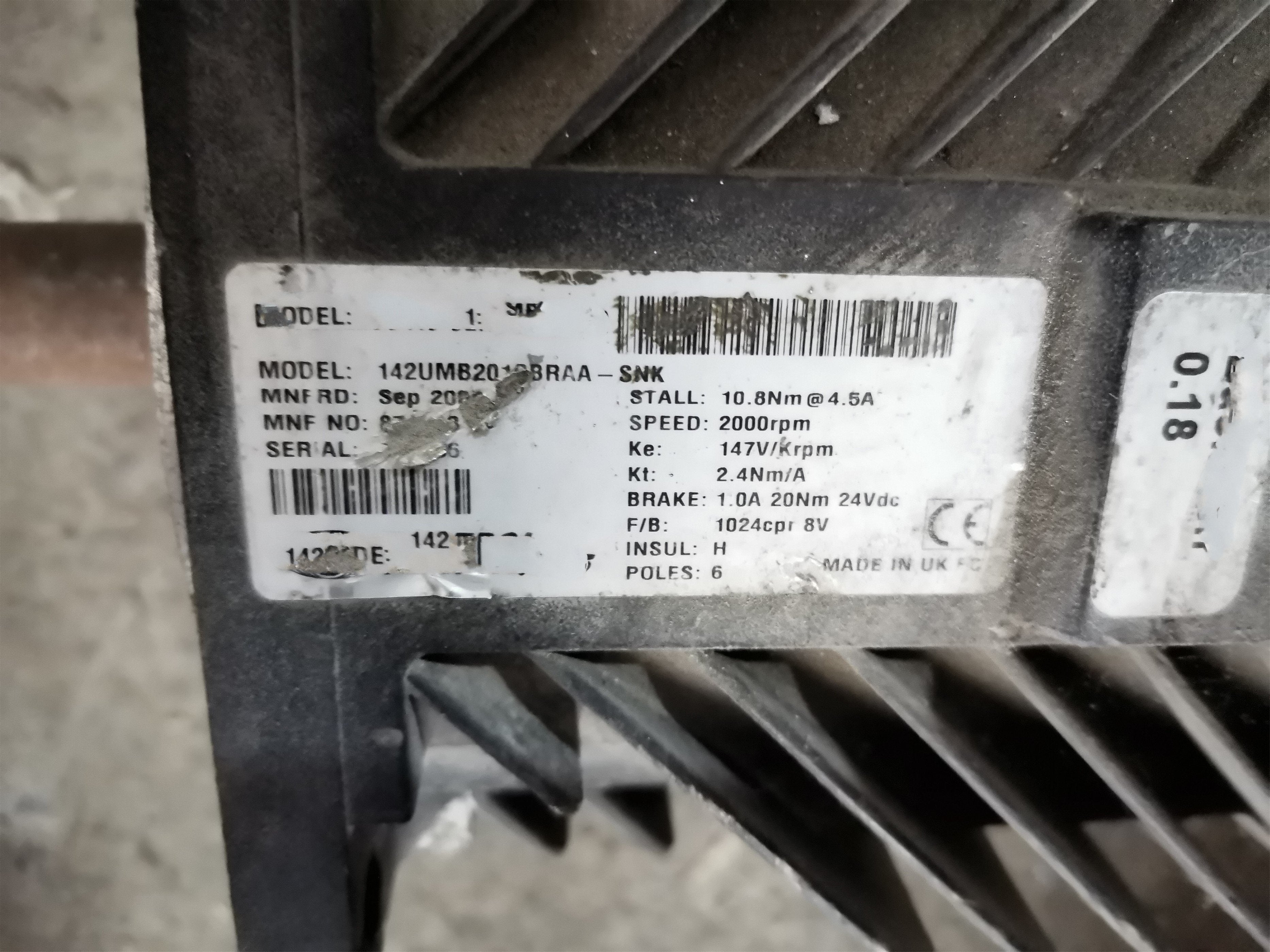 1PC for used   142UMB201CBRAA-SNK  #OYF033
