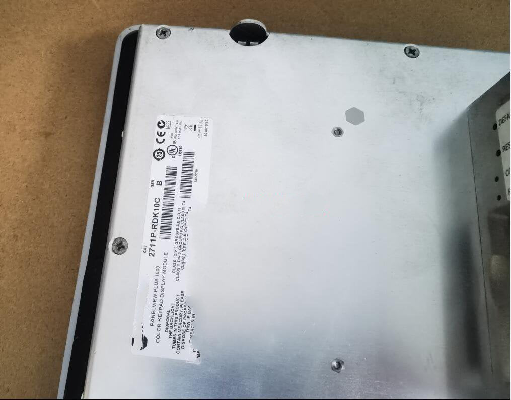 1PC for used  2711P-K10C4D1 2711P-RDK10C   #OYF033