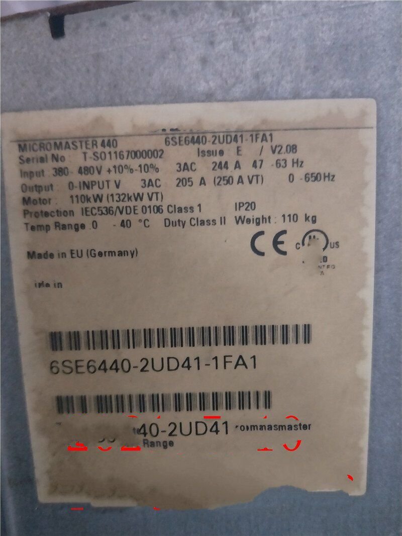 1PC for used  6SE6440-2UD41-1FA1  #OYF033