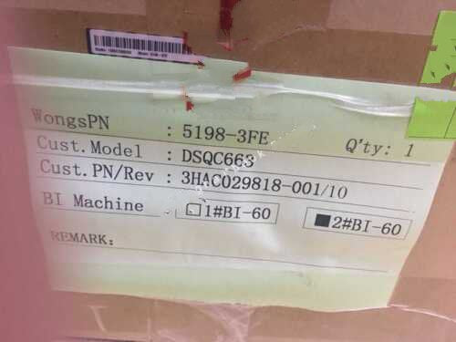 1 PCS NEW  DSQC663 3HAC029818-001  #OYF033