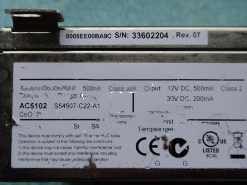 1PC for used   AC5102 S54507-C22-A1  #OYF033