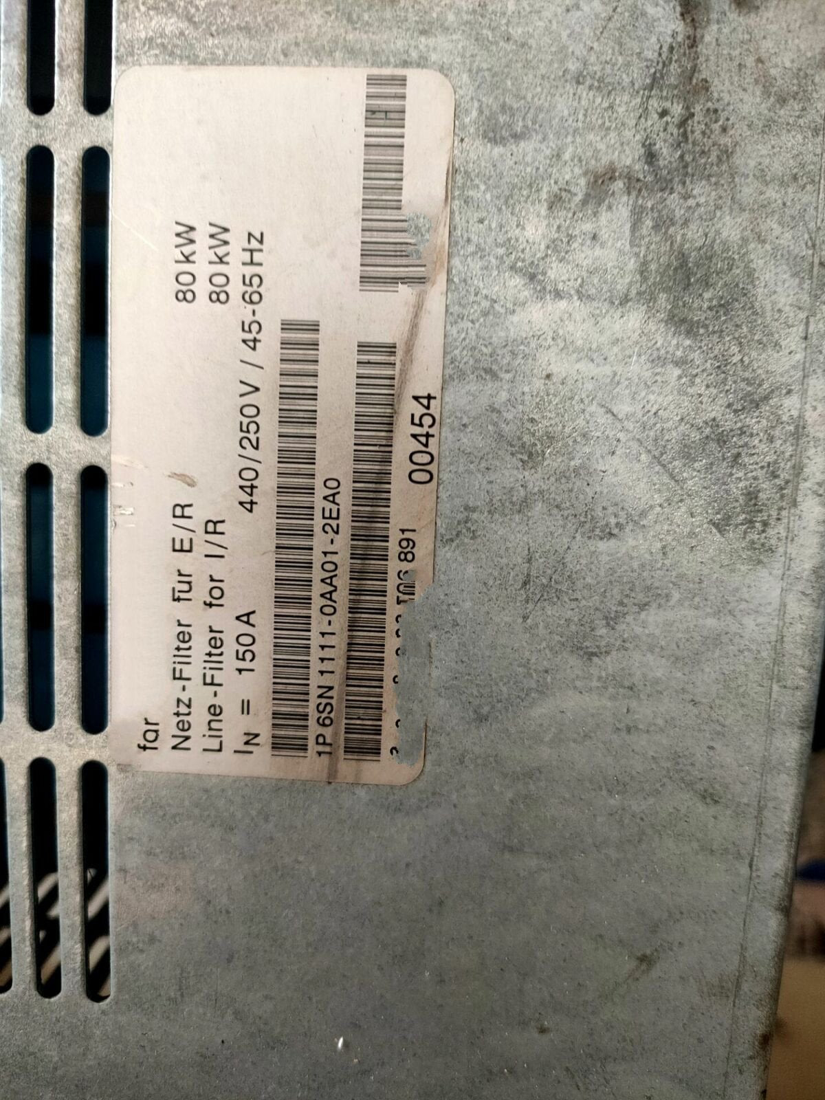 1PC for used  6SN1111-0AA01-2EA0  #OYF033