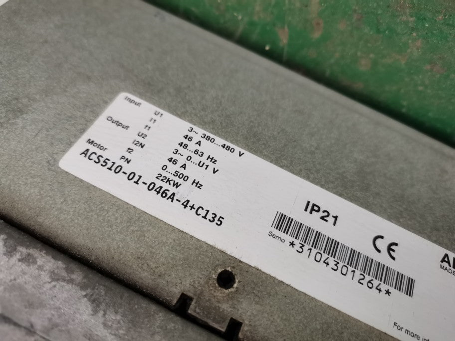 1PC for used  ACS510-01-046A-4+C135  #OYF033