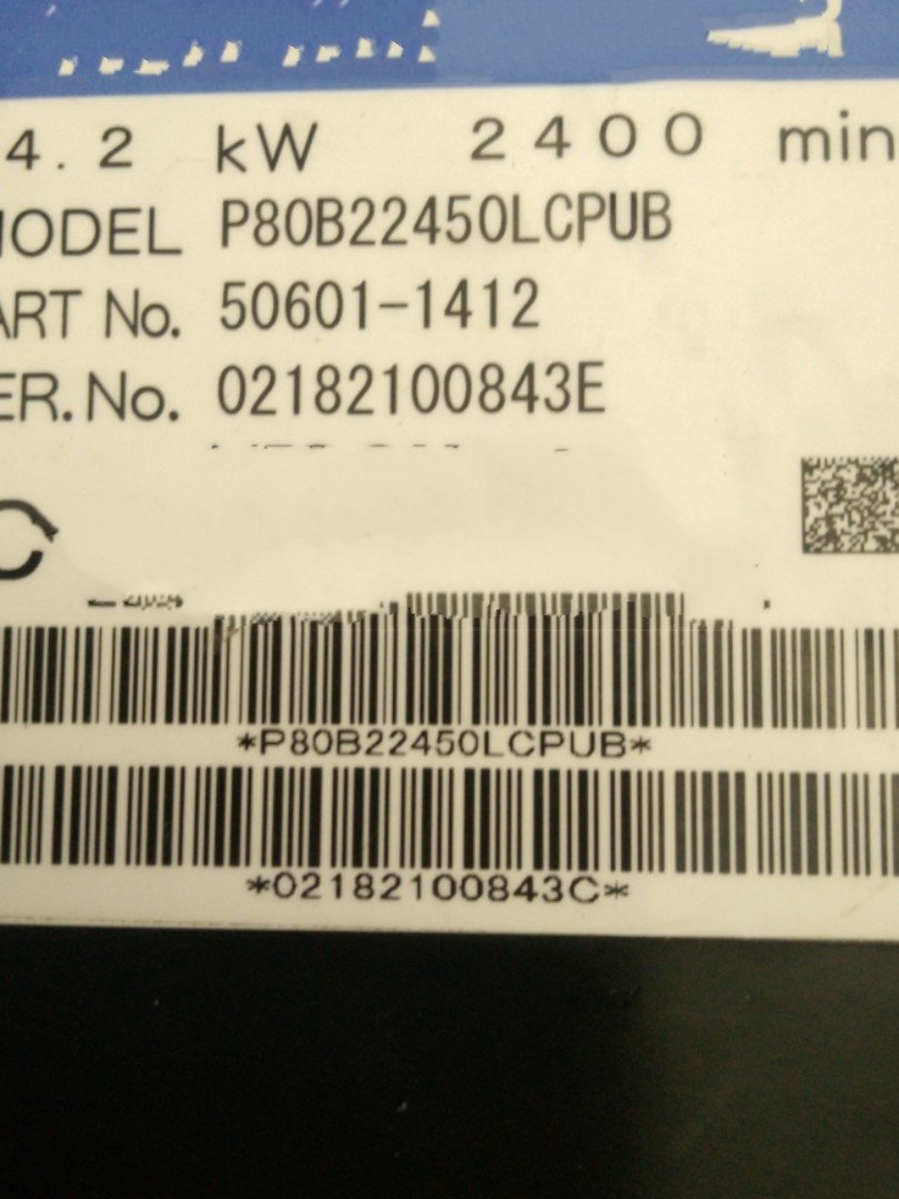 1PC for used  P80B22450LCPUB   #OYF033