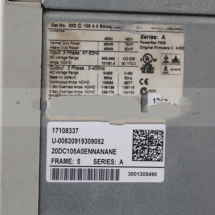 1PC for used  20DC105A0ENNANANE   #OYF033