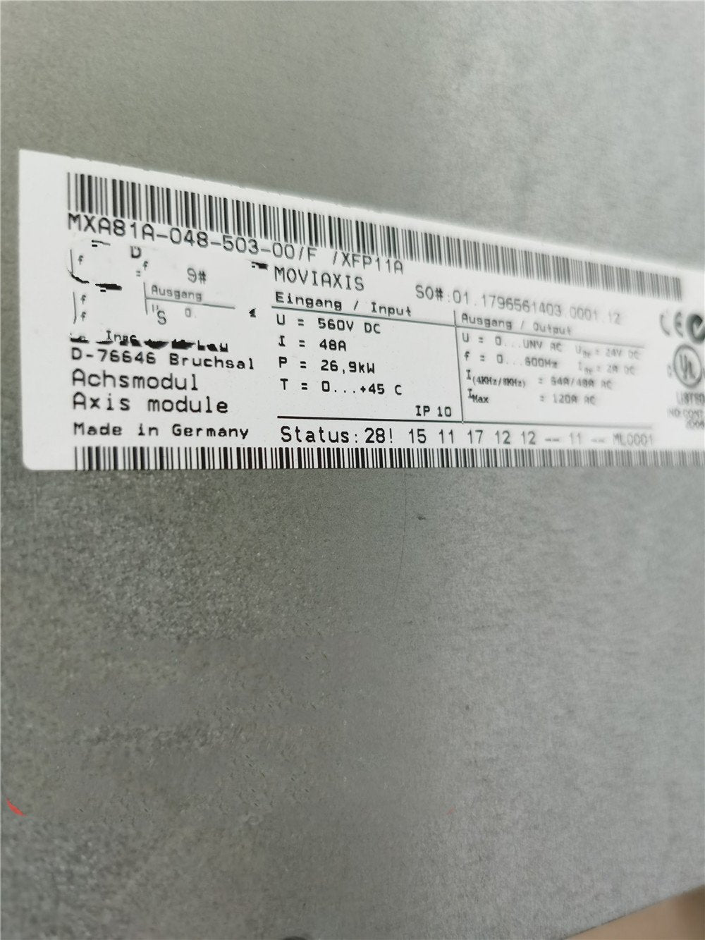 1PC for used   MXA81A-048-503-00 #OYF033