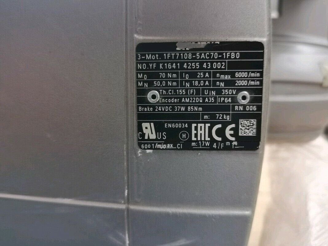 1 PCS NEW  1FT7108-5AC70-1FB0 No packaging  #OYF033