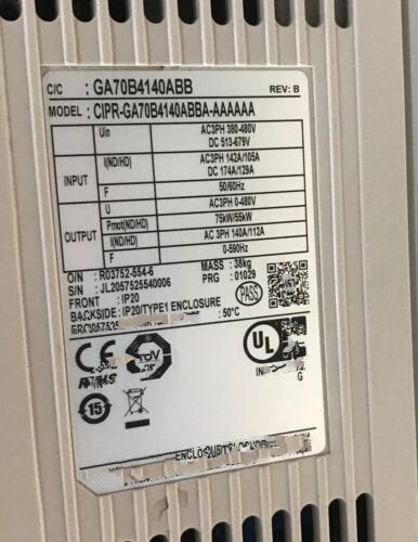 1PC for used   CIPR-GA70B4140ABBA-AAAAAA  #OYF033