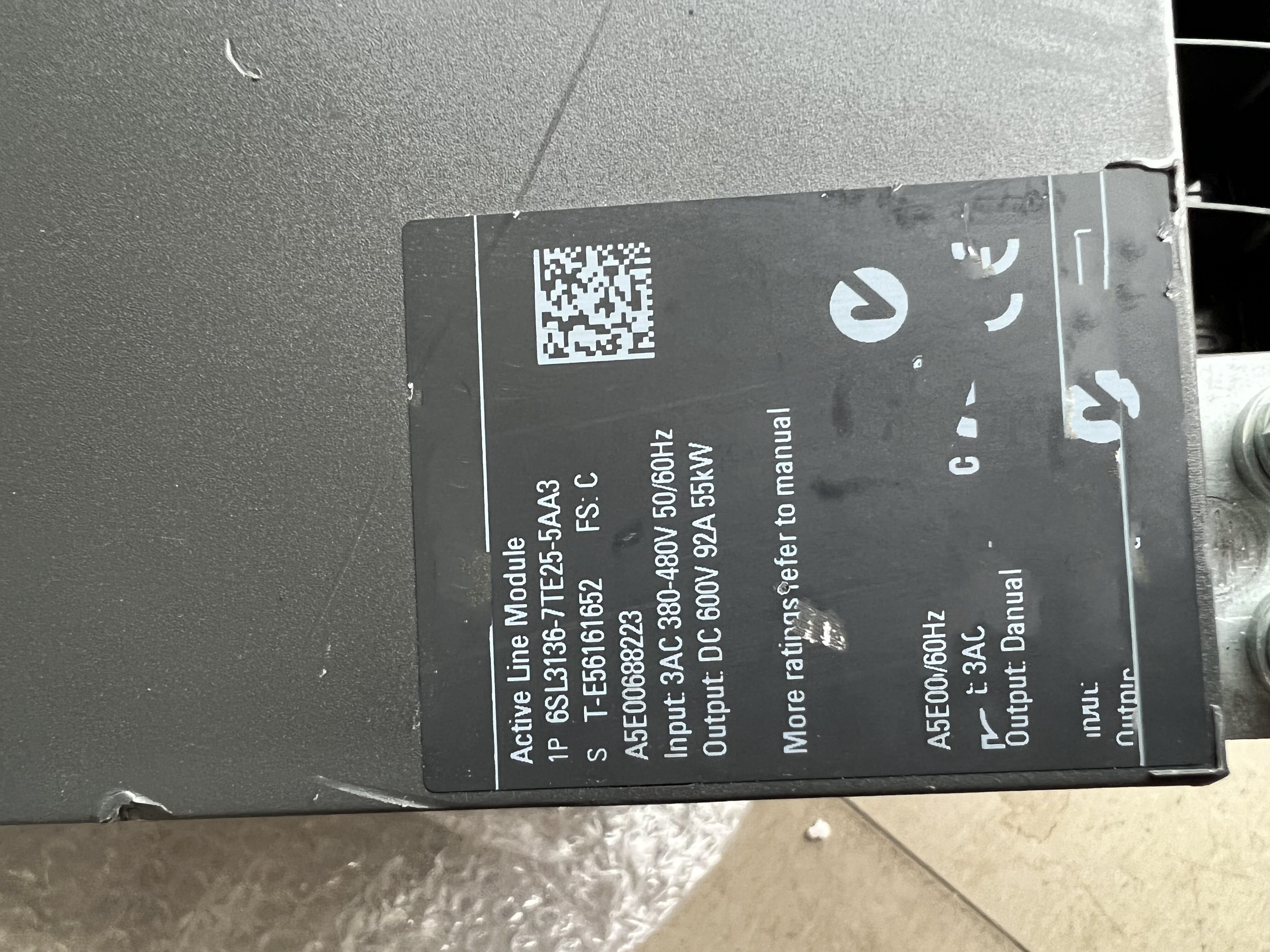 1PC for used  6SL3136-7TE25-5AA3   #OYF033