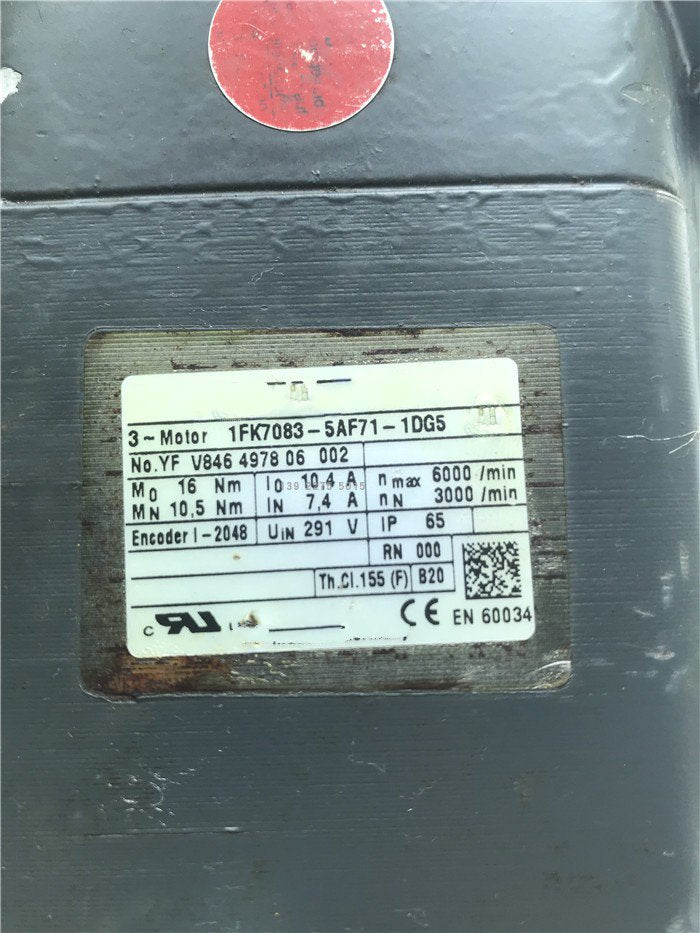 1PC for used  1FK7083-5AF71-1DG5  #OYF033