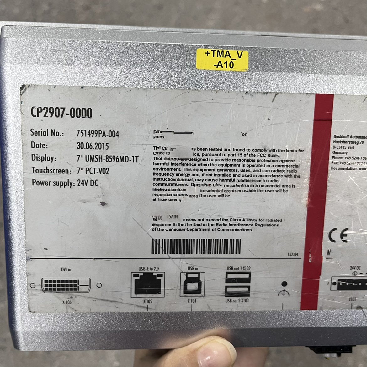 1PC for used   CP2907-0000  #OYF033