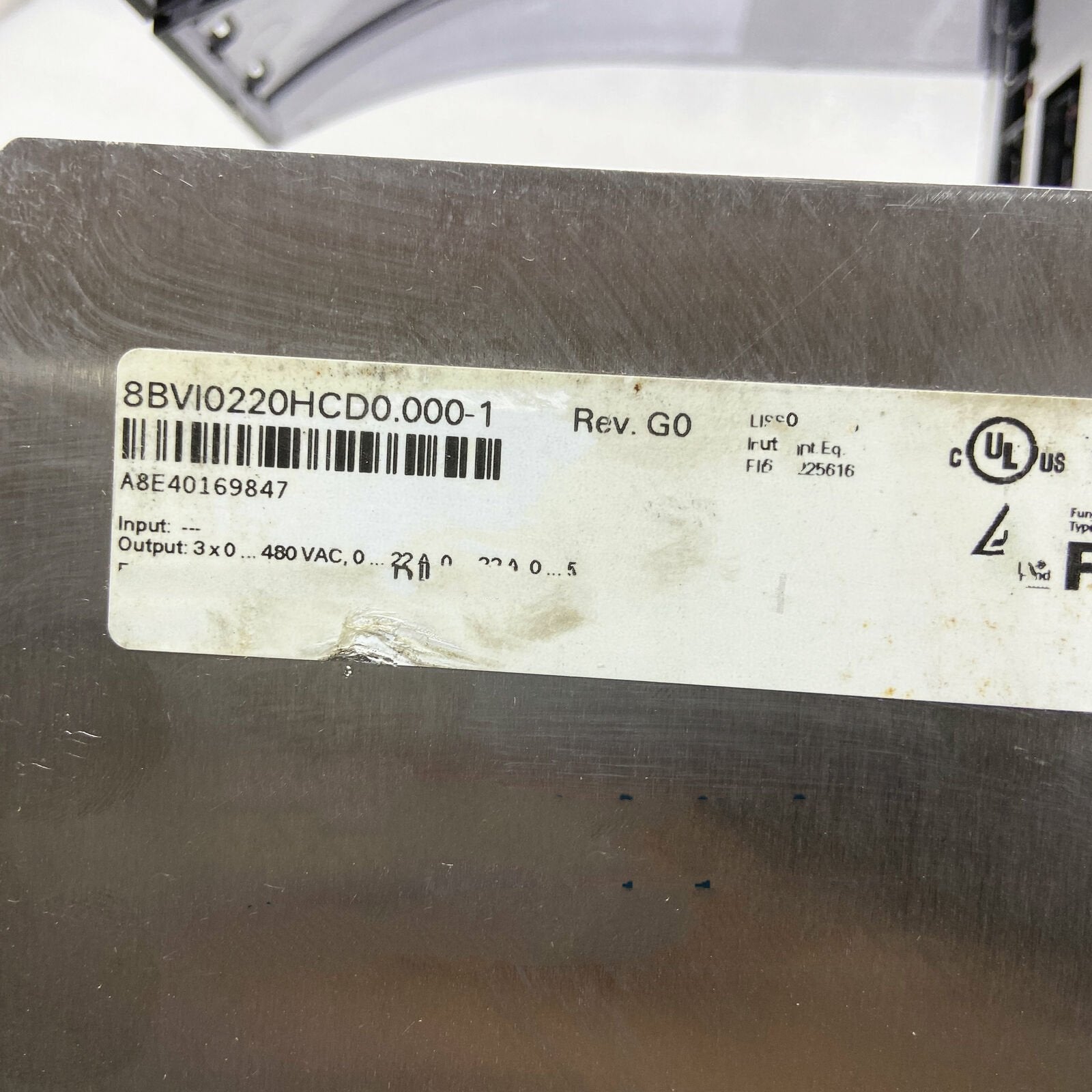 1PC for used  8BVI0220HCD0.000-1  #OYF033