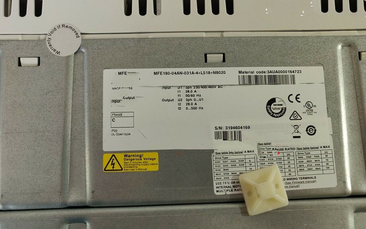1PC for used  MFE180-04AN-031A-4+L518+N8020   #OYF033