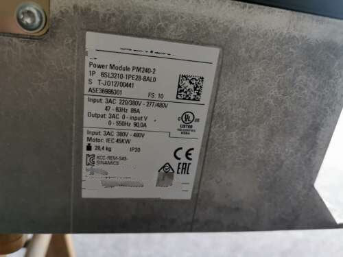 1PC for used  6SL3210-1PE28-8AL0 #OYF033