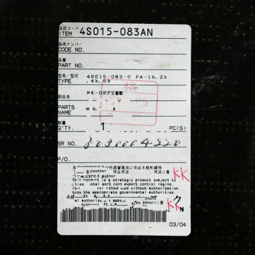 1PC for used  4S015-083AN NK-DSP2 4S015-083-C #OYF033