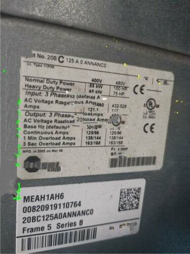 1PC for used   20B C 125 A 0 ANNANC0  #OYF033