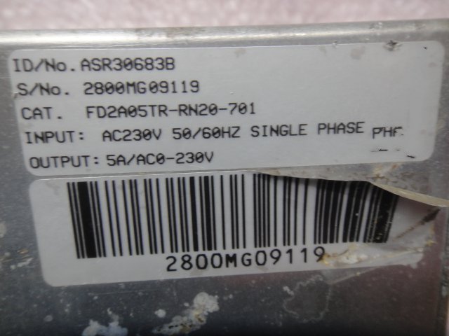 1PC for used  FD2A05TR-RN20-701  #OYF033