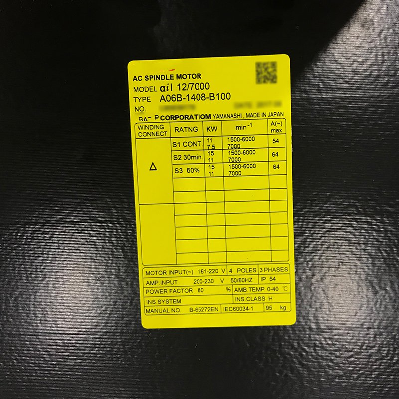 1 PCS NEW  A06B-1408-B100  #OYF033