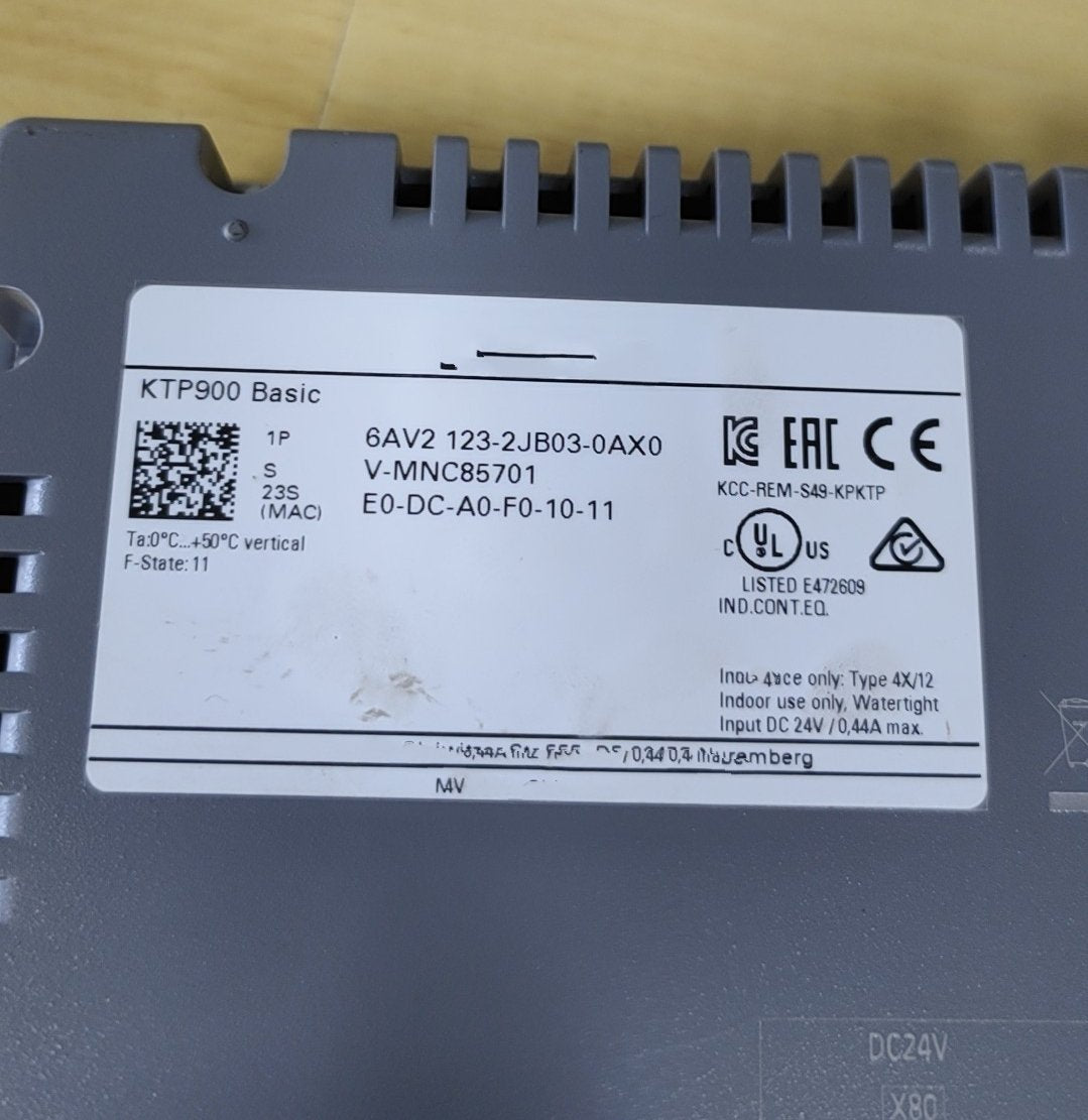 1PC for used   6AV2123-2JB03-0AX0  #OYF033