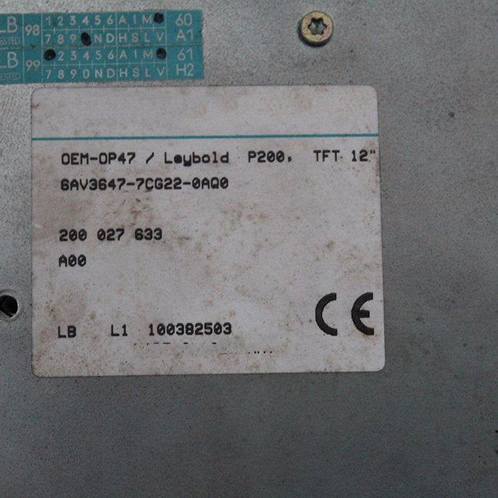 1PC for used  6AV3647-7CG22-0AQ0  #OYF033