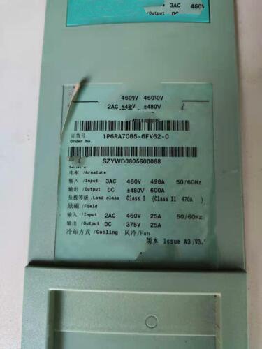 1PC for used    6RA7085-6FV62-0  #OYF033