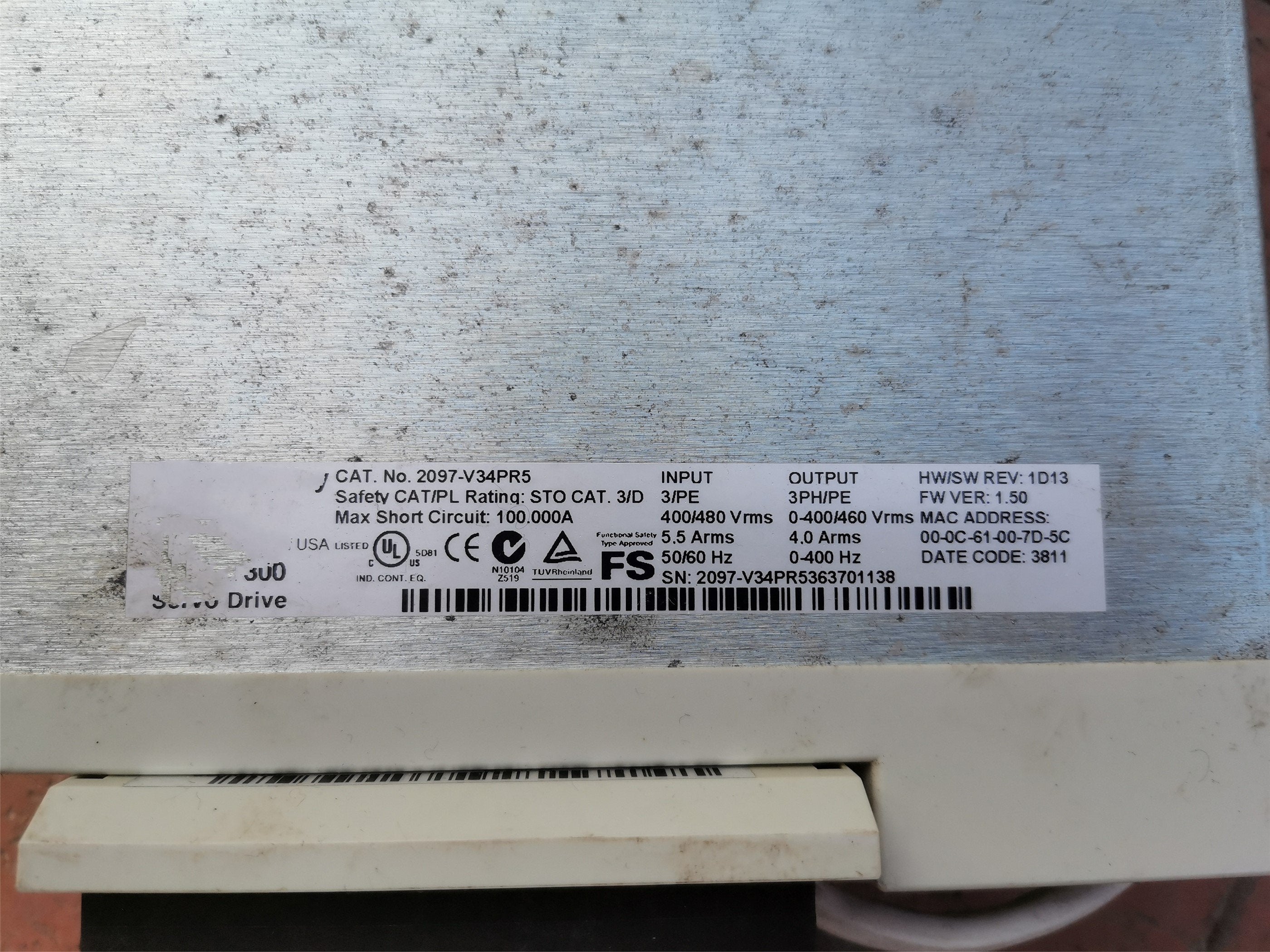 1PC for used  2097-V34PR5  #OYF033