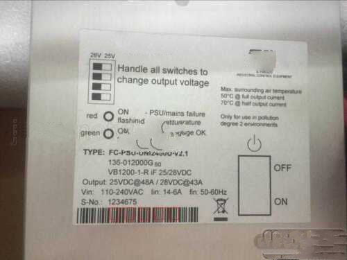1 PCS NEW   FC-PSU-UNI2450U V2.1 FC-PSU-UN12450U   #OYF033