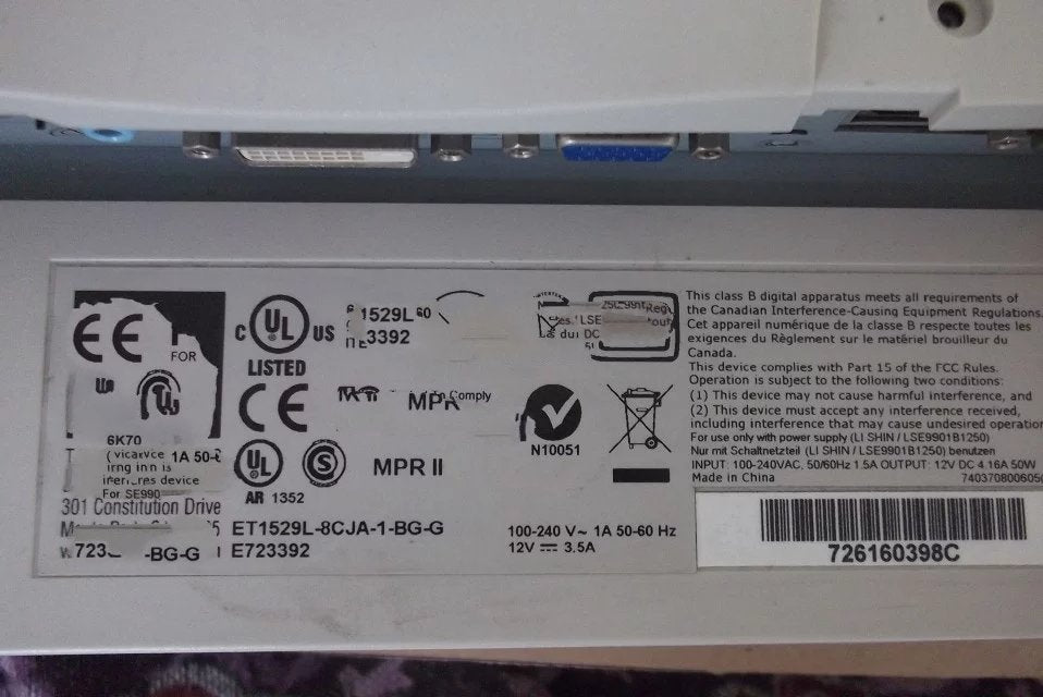 1PC for used    ET1529L-8CJA-1-BG-G   #OYF033
