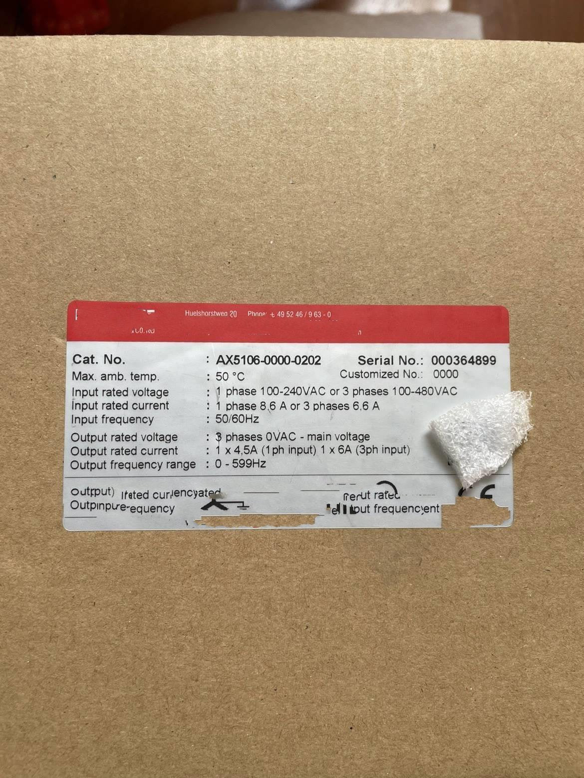 1 PCS NEW  AX5106-0000-0202   #OYF033