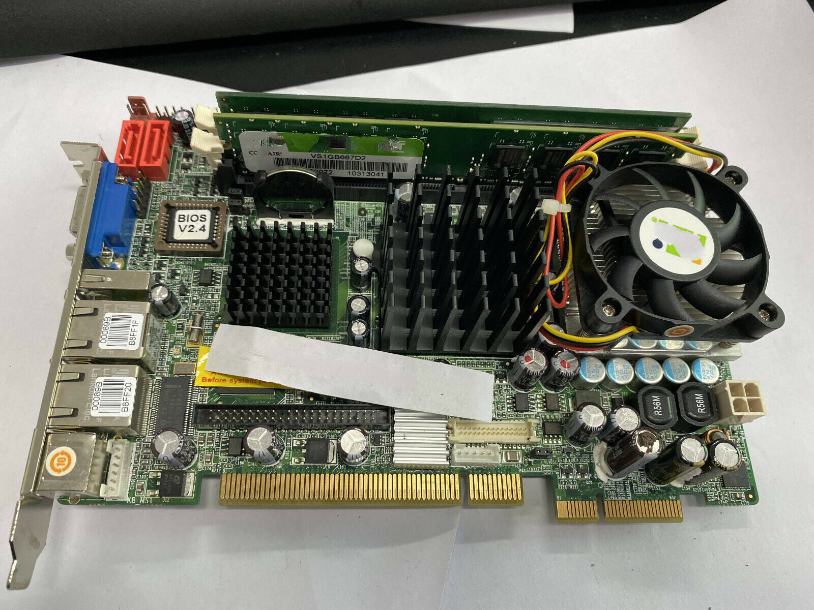 1PC for used   ROCKY-6612-R20 V:2.0  #OYF033