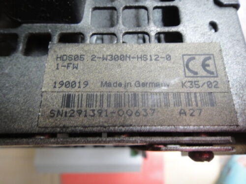 1PC for used   HDS05.2-W300N-HS12-01-FW    #OYF033
