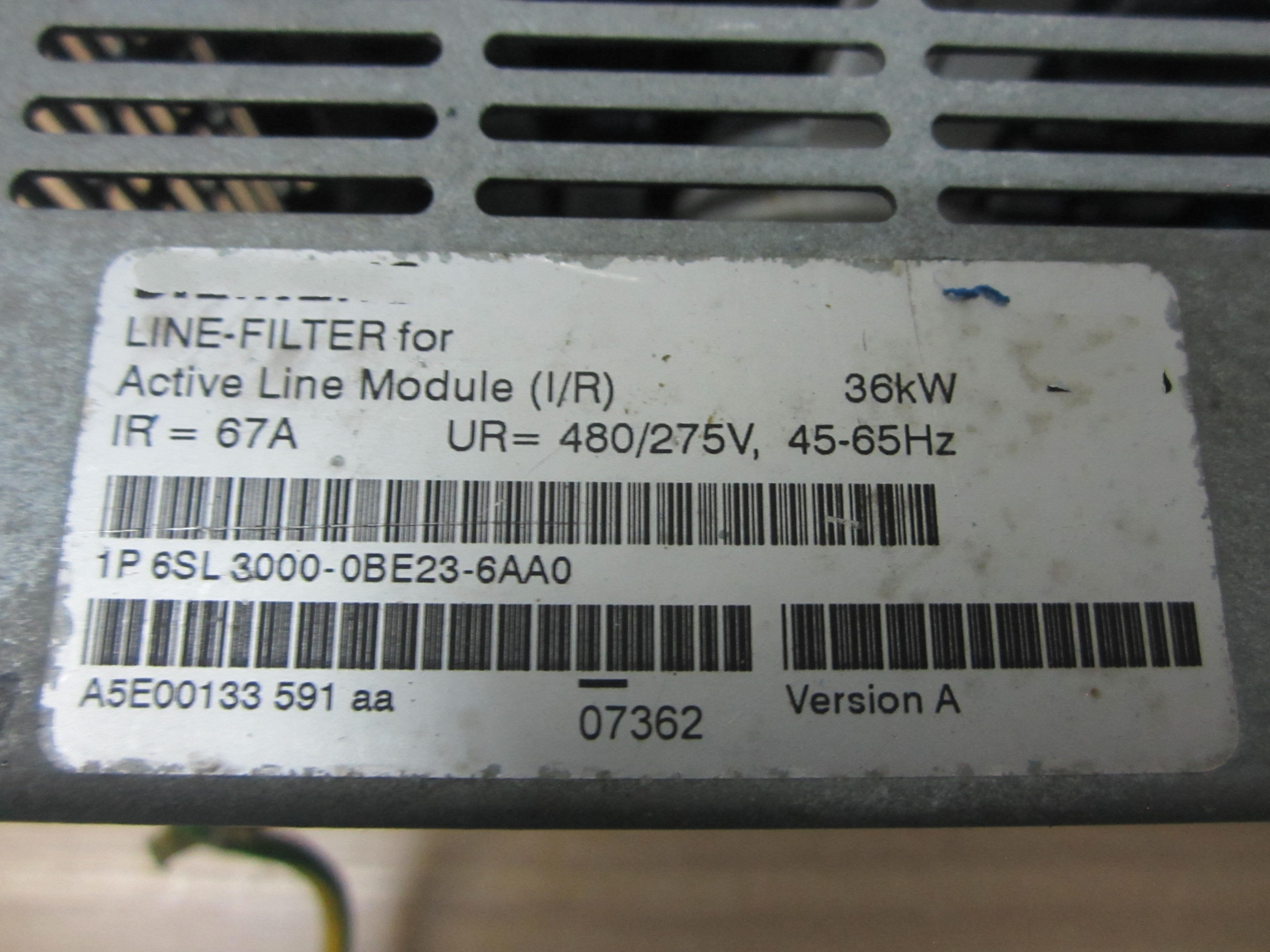 1PC for used  6SL3000-0BE23-6AA0   #OYF033