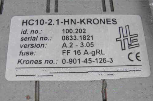 1PC for used  HC10-2.1-HN-KRONES   #OYF033