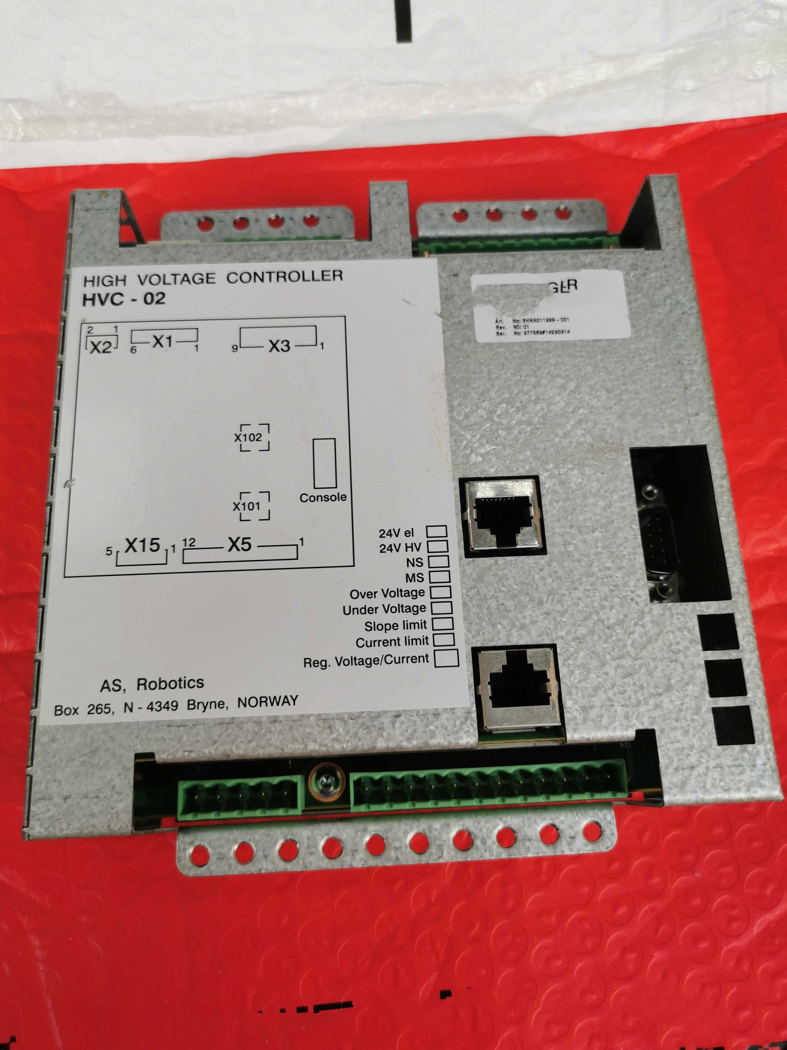 1PC for used  HVC-02 3HNA011999-001  #OYF033