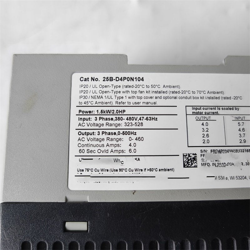 1PC for used   25B-D4P0N104  #OYF033