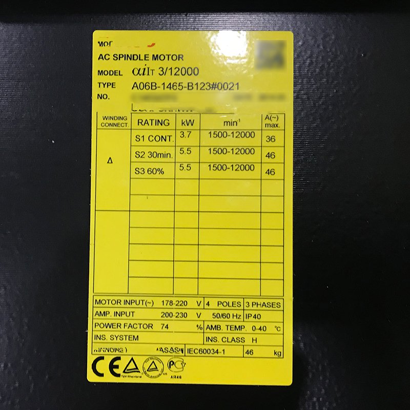 1 PCS NEW  A06B-1465-B123#0021  #OYF033