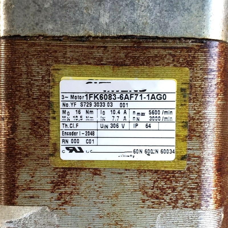 1PC for used    1FK6083-6AF71-1AG0   #OYF033