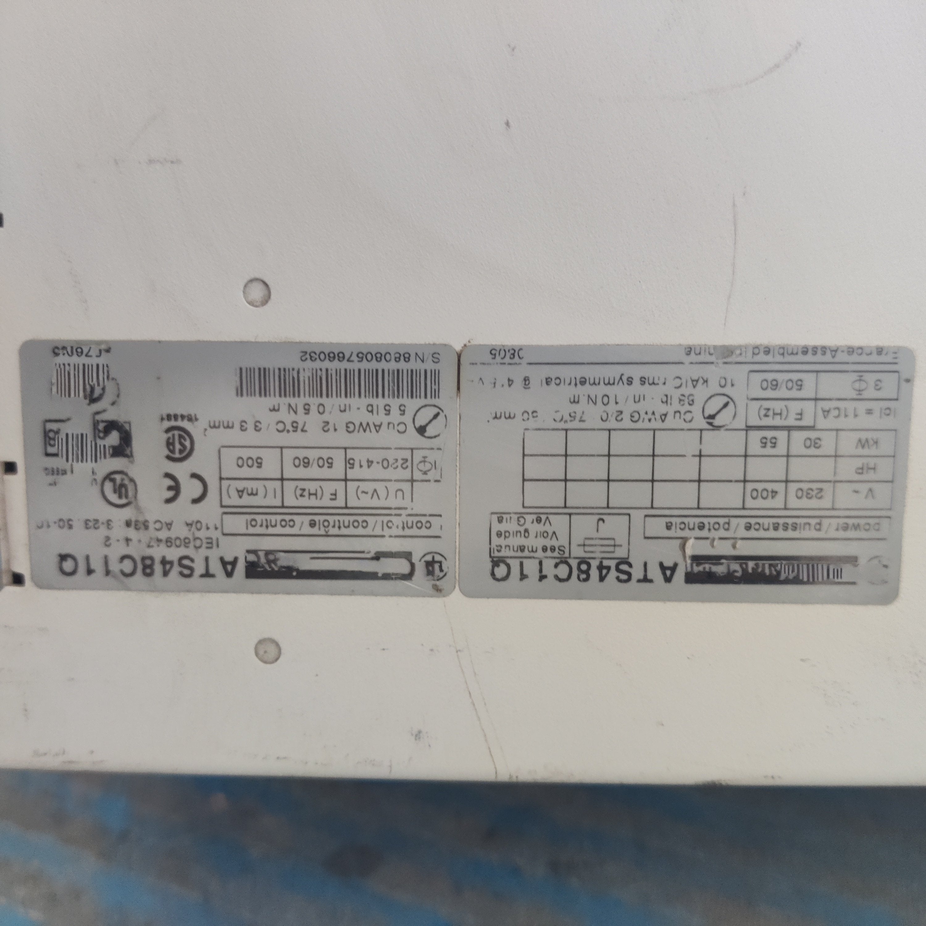1PC for used   ATS48C11Q  #OYF033