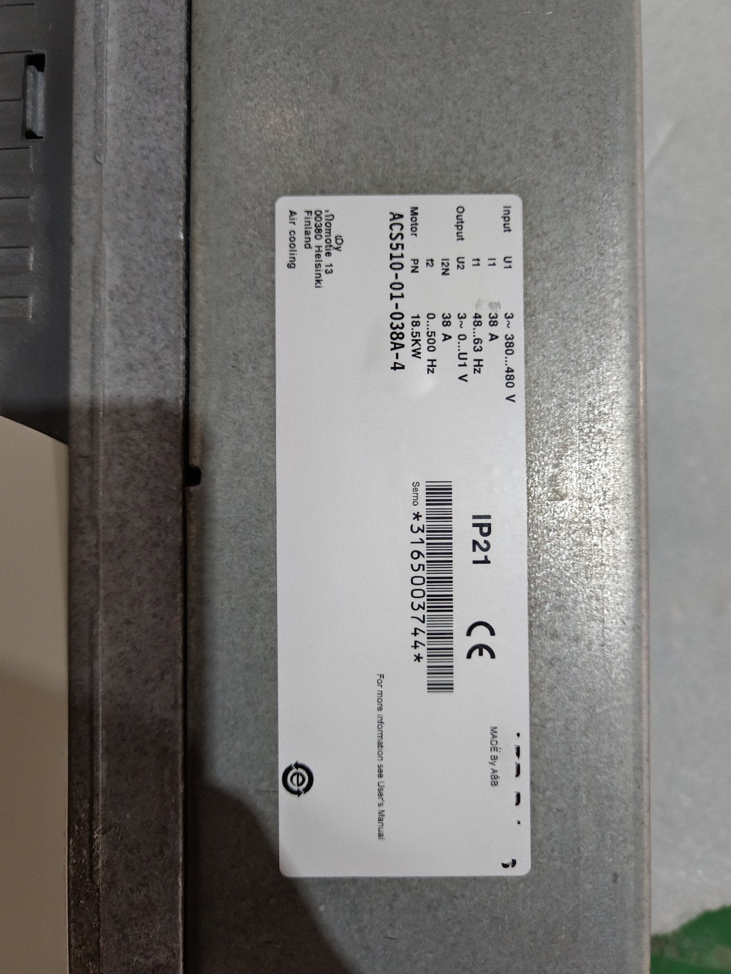 1PC for used  ACS510-01-038A-4   #OYF033