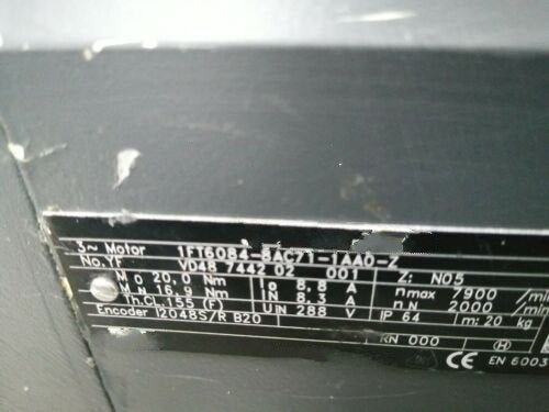 1PC for used    1FT6084-8AC71-1AA0-Z    #OYF033