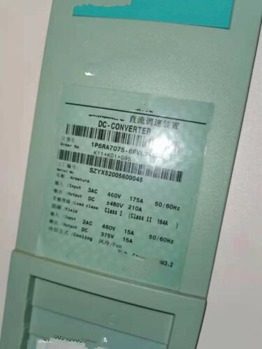 1PC for used  6RA7075-6FV62-0  #OYF033