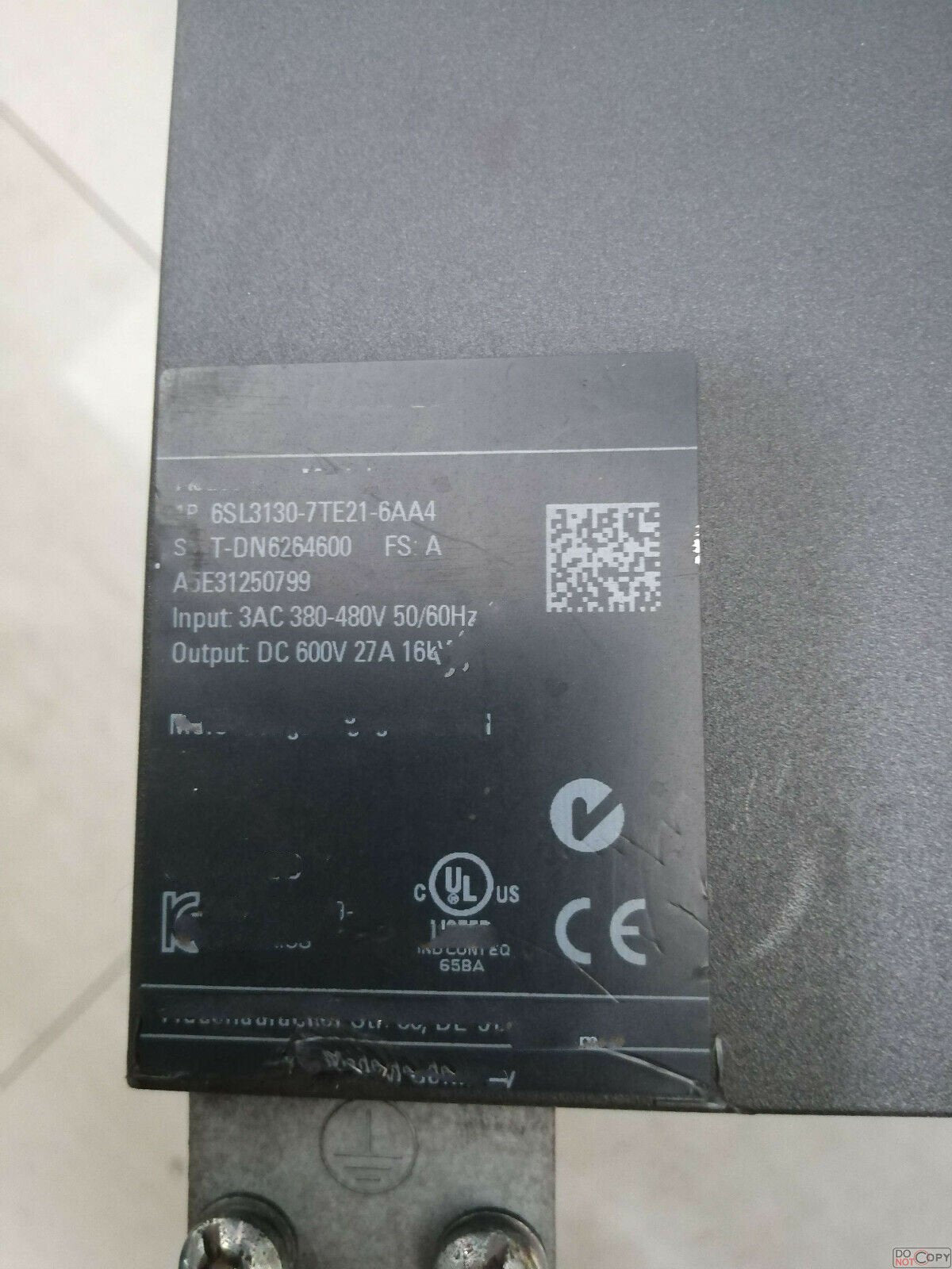 1PC for used  6SL3130-6TE21-6AA4  #OYF033
