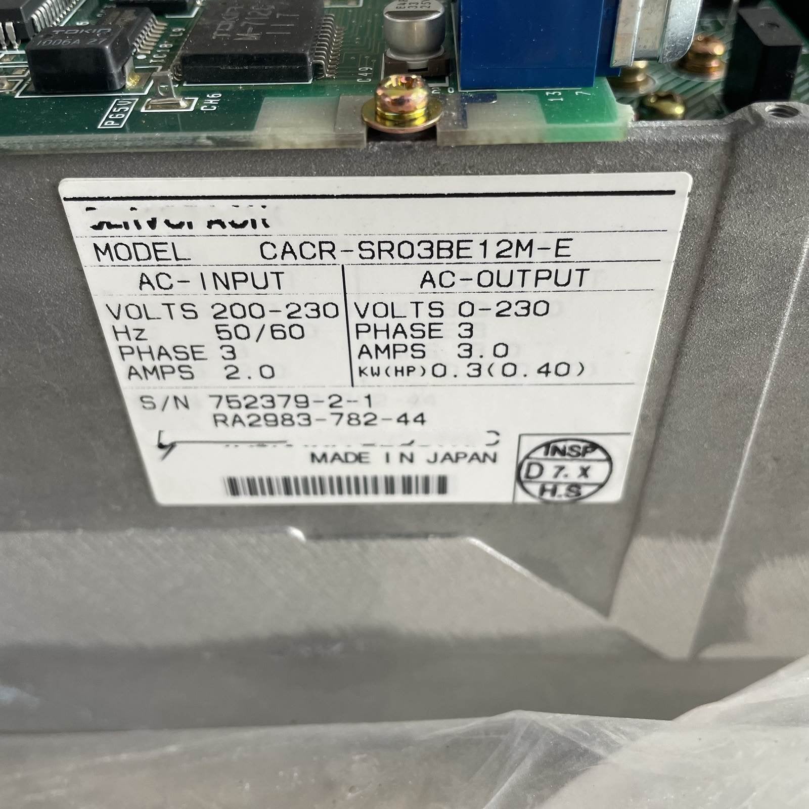 1 PCS NEW  CACR-SR03BE12M-E  #OYF033