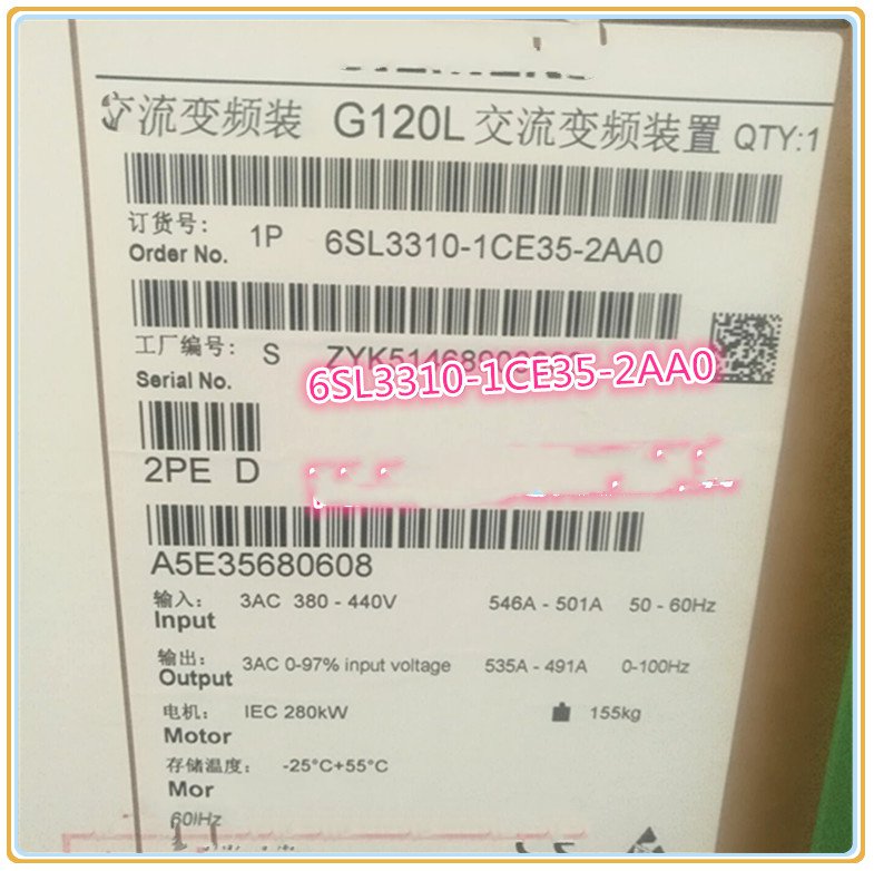 1 PCS NEW   6SL3310-1CE35-2AA0   #OYF033