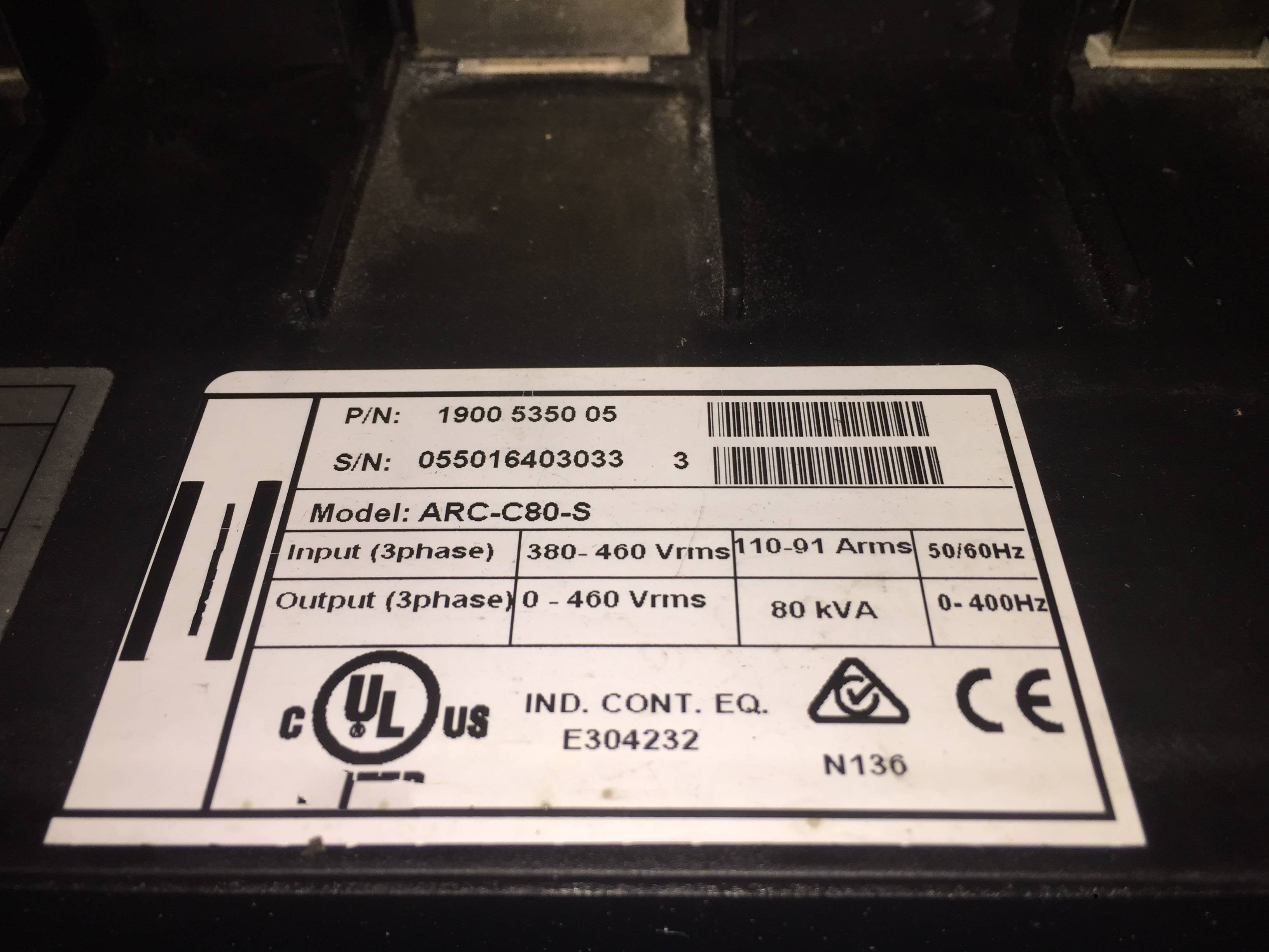 1PC for used  ARC-C80-S  #OYF033