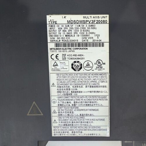 1 PCS NEW   MDSDMSPV3F20080 #OYF033