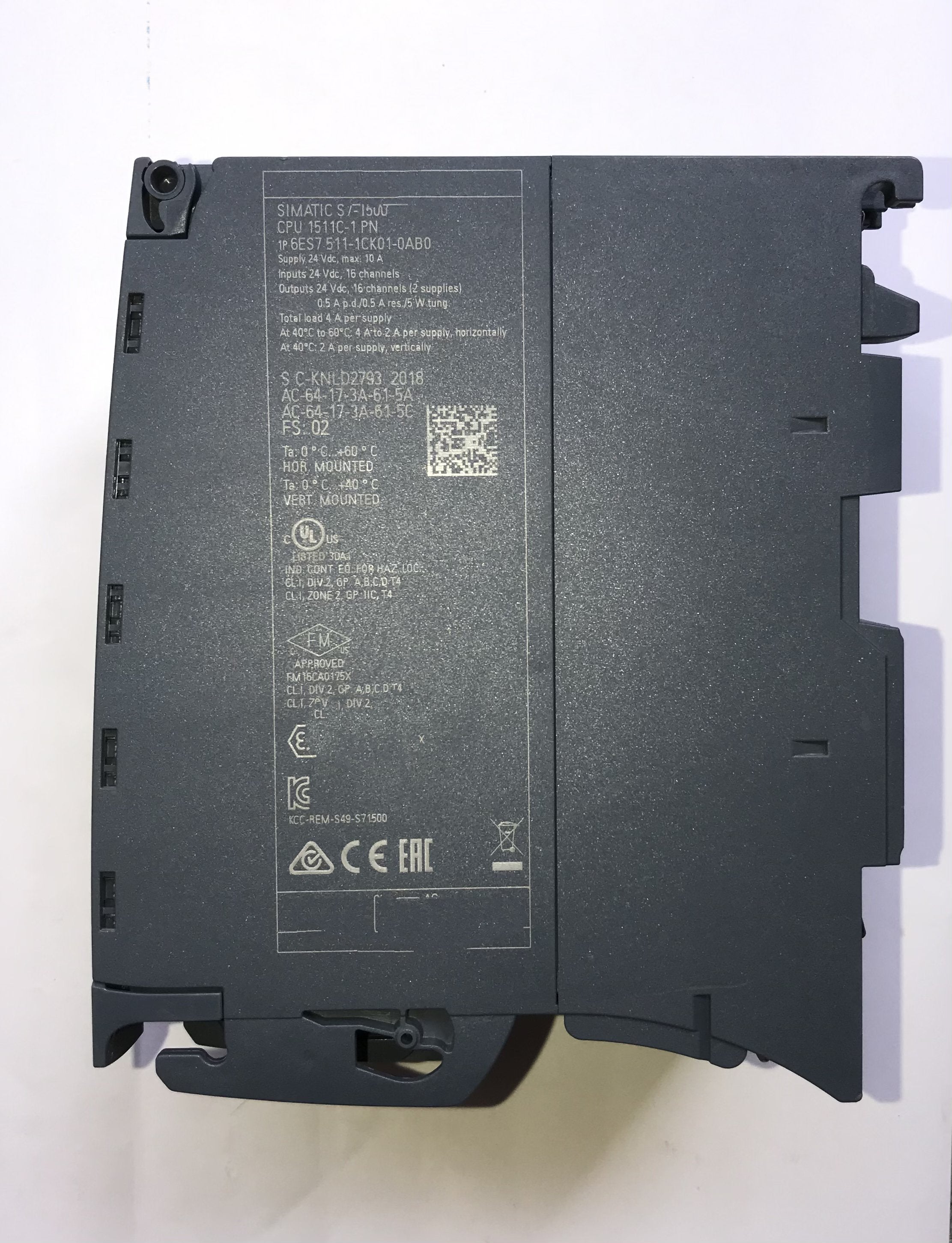1PC for used  6ES7 511-1CK01-0AB0 6ES7511-1CK01-0AB0 #OYF033